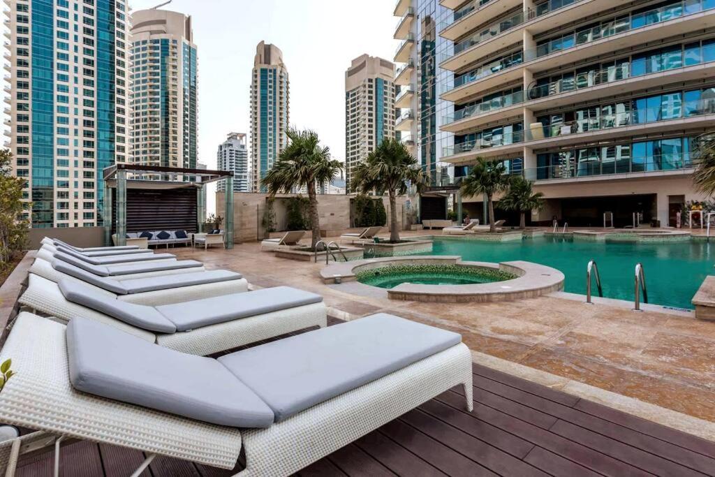 Trident Grand Residence - Luxury 2Br Marina And Sea View Dubái Exterior foto